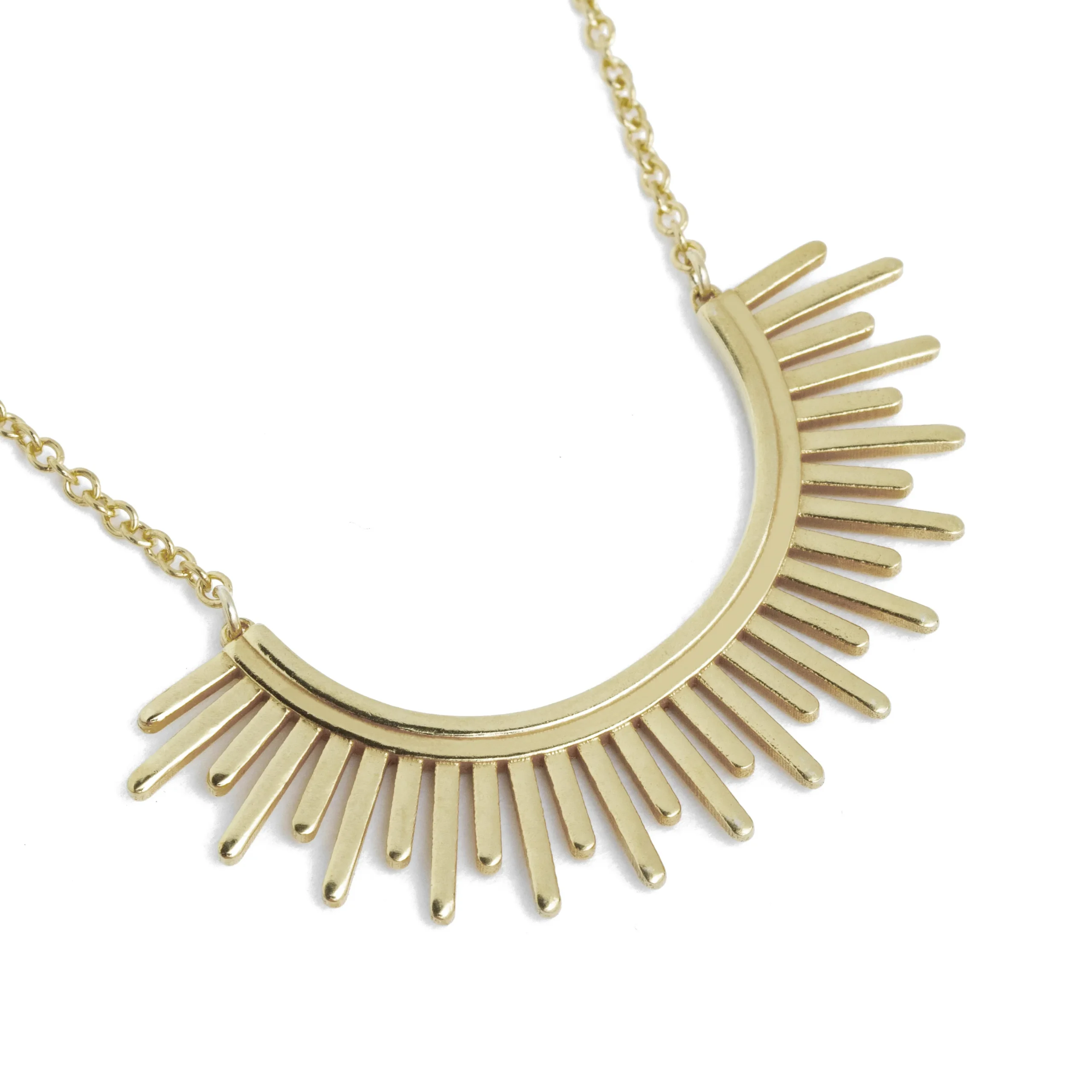 Golden Sunray Necklace