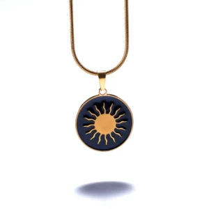 Midnight Sun Pendant Necklace