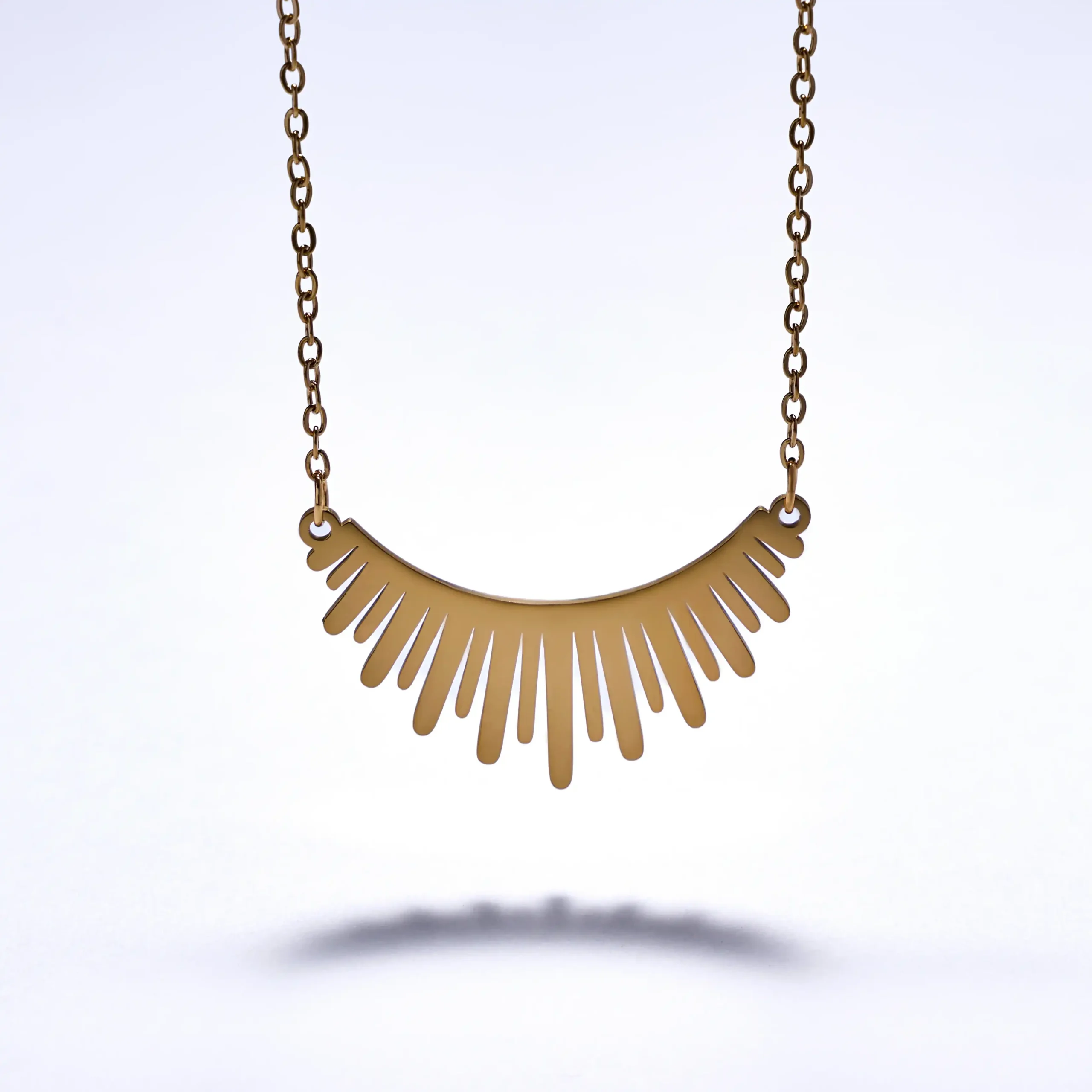 Golden Sunray Necklace