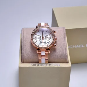 Michael Kors Rose Gold and Pink Watch