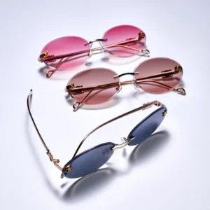 Cartier Oval Frame Sunglasses