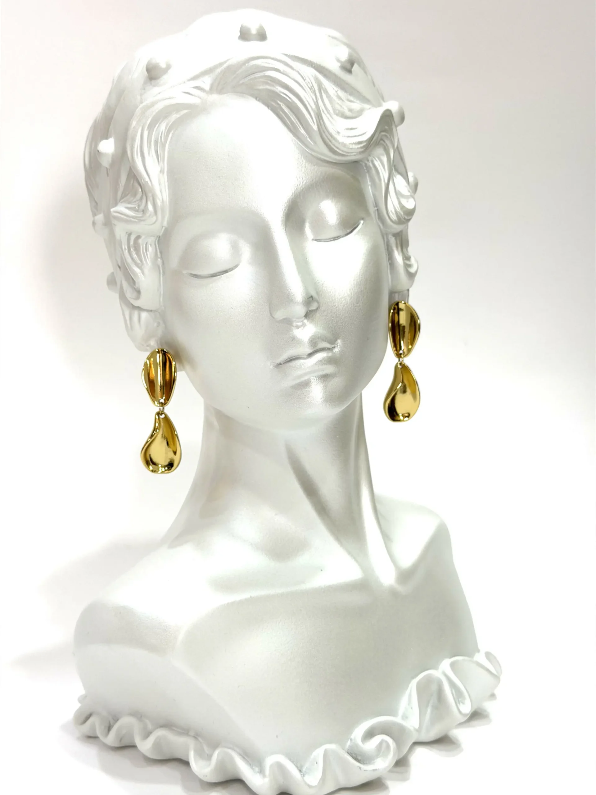 Luxe Gold Drop Statement Earrings