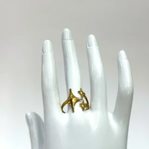 Starfish Gold Open Ring