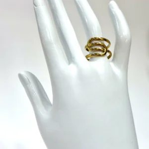 Gold Multi-Layer Wrap Ring