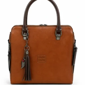Miu Miu Leather Top Handle Bag