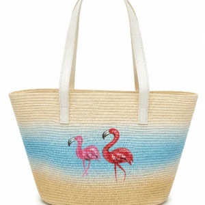 Flamingo Beach Tote Bag