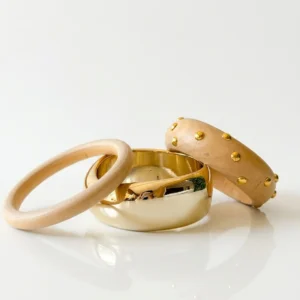 Golden Harmony Stack Bangles
