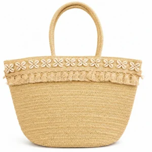 Seashell Fringe Tote