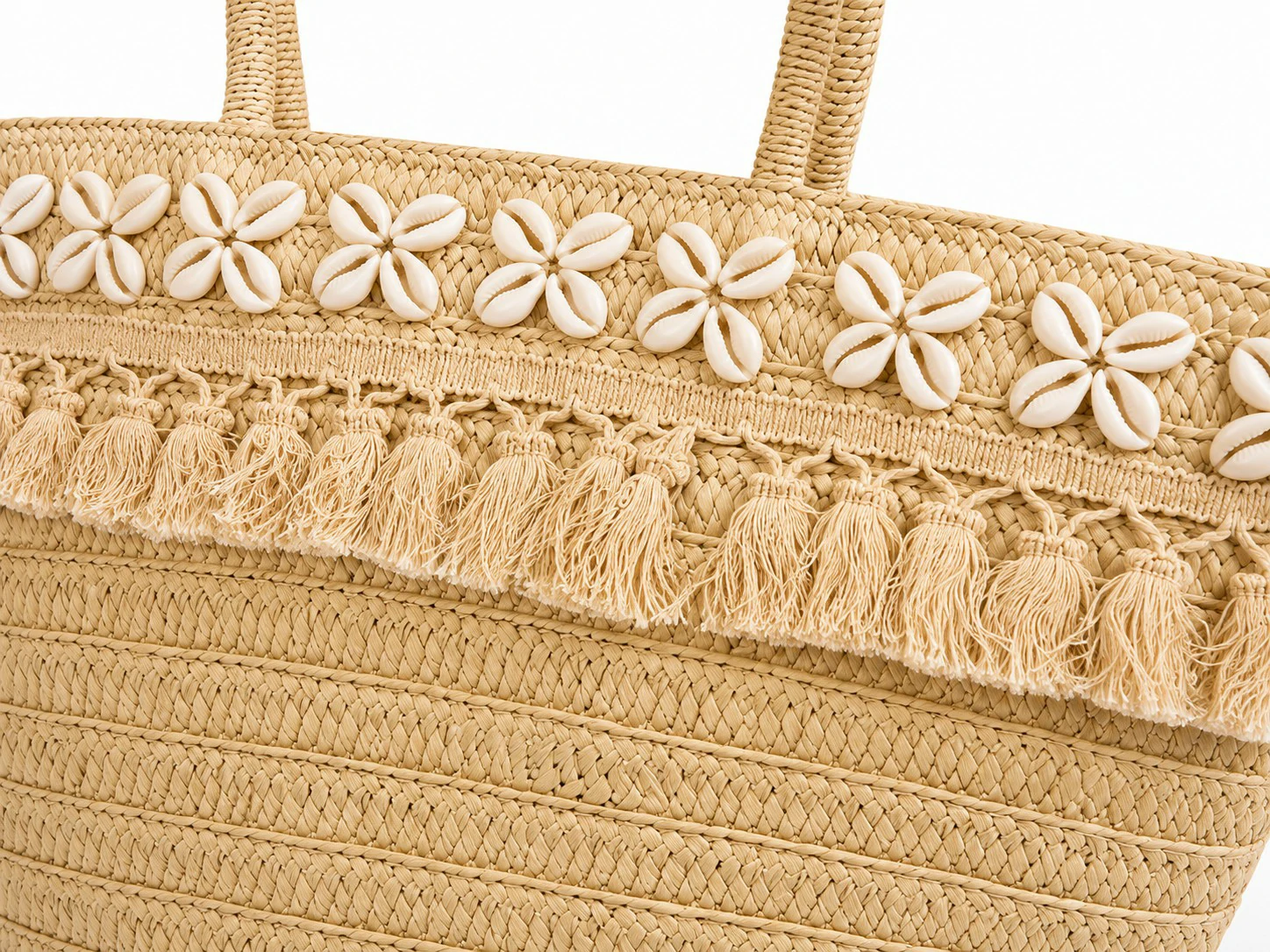 Seashell Fringe Tote