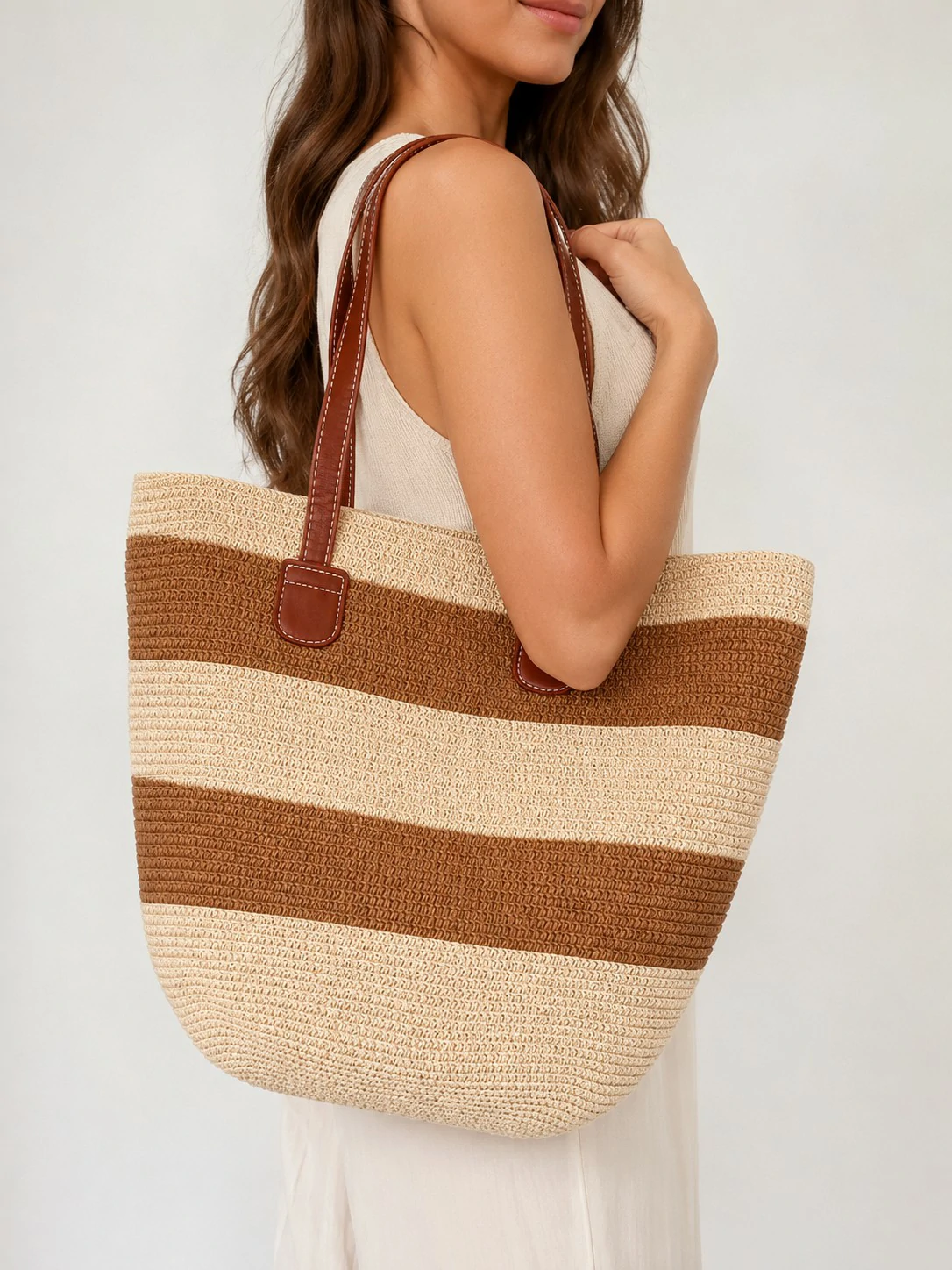Horizon Woven Shoulder Bag