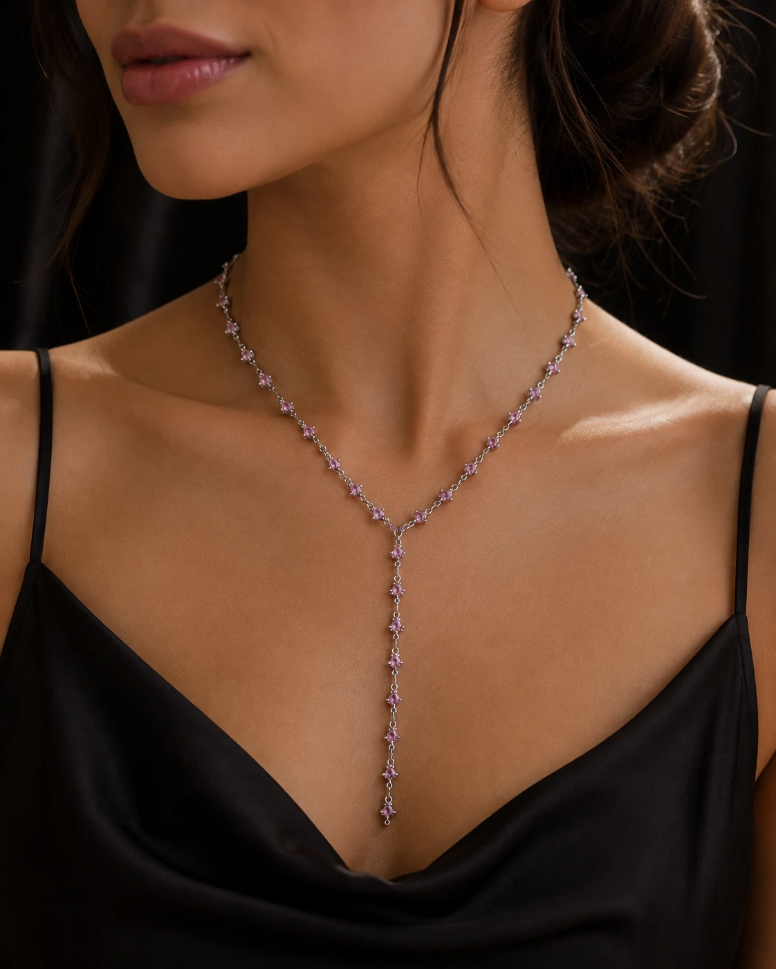 Nefra Lariat Necklace