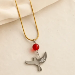 Crimson Flight Necklace