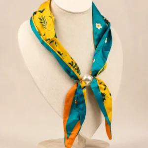 Tropical Pearl Scarf Necklace