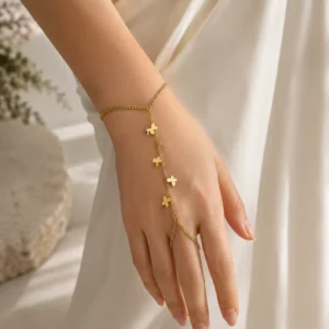 Golden Flutter Hand Chain