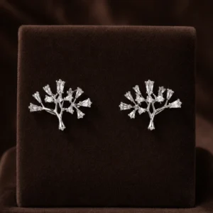 Silver Bloom Earrings