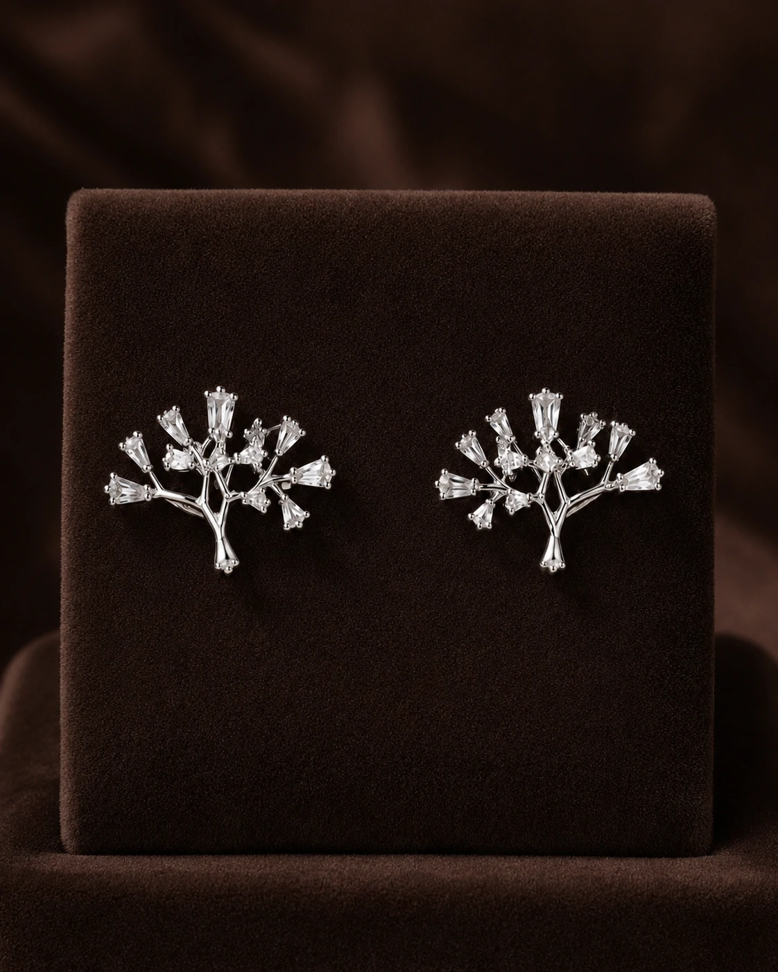 Silver Bloom Earrings