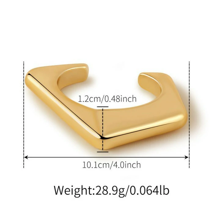 Sculpted V Bangle