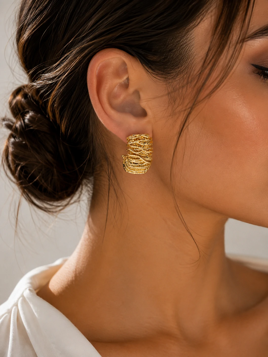 Sculpted Aura Earrings