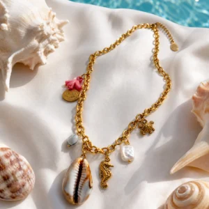 Summer Breeze Gold Charm