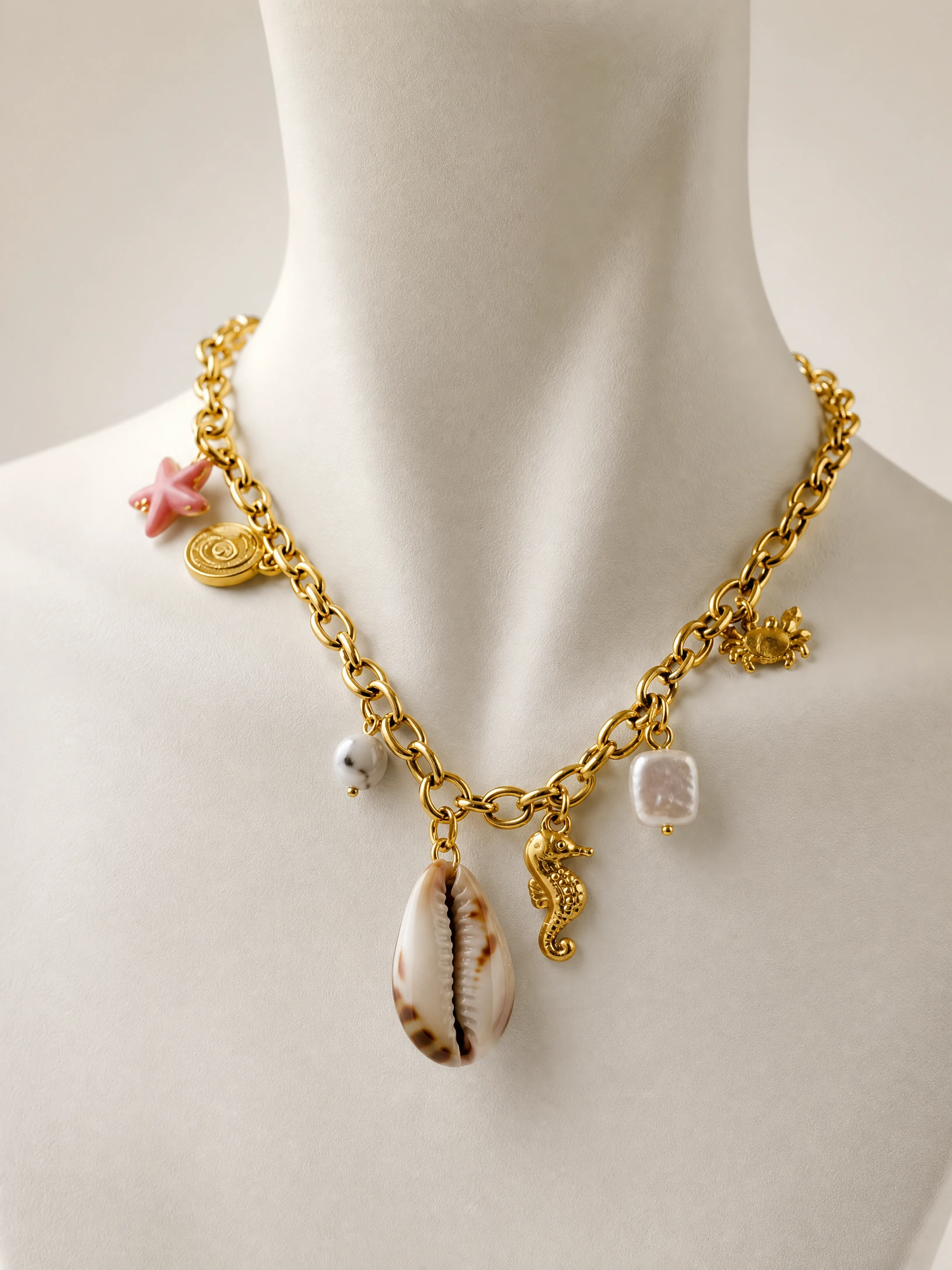 Summer Breeze Gold Charm